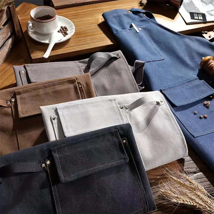 Good%20Thickened%20High%20Quality%20Cotton%20Canvas%20Summer%20Waterproof%20Apron%20Catering%20Shop%20Kitchen%20Home%20Gardening%20Commercial%20Waist%20Apron%20-%20Image%203