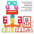Montessori Math Toys Wooden Number Stacking Building Blocks Digital Balance Toy Preschool Learning Number Blocks For Kids . 