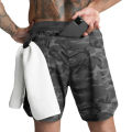 2025 NEW Summer Quick-Dry Training Shorts Men Sports Casual Clothing Fitness Workout Running Woven Compression Athletics Shorts.