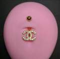 Chanel Unisex Surgical Belly Piercing Navel Rings Piercing Jewelry Body Jewelry. 