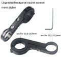 MTB Handlebar Extender Bicycle Extension Bracket Bar Bike Headlight Mount  Phone Holder Support Rack Handlebar Adapter. 