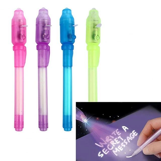 luminous light pen 3 in 1 Invisible Ink Pen with Money Checker,