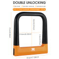 WEST BIKING Bicycle U Lock MTB Road Bike Safety Anti-theft Chain Lock With 3 Keys Motorcycle Cycling Lock Bicycle Accessories. 
