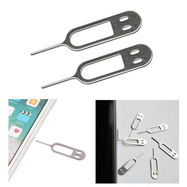 20-100pcs Metal Universal smile Sim Card Tray Pin Ejecting Removal Needle Opener Ejector For Mobile Phone