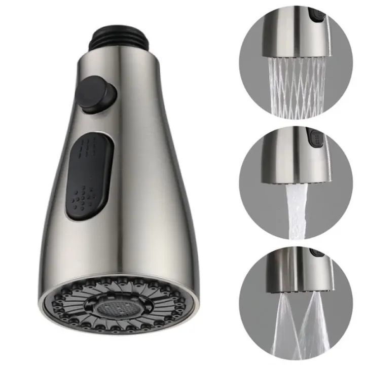 Kitchen%20Pull%20Out%20Faucet%20Sprayer%20Nozzle%203%20Modes%20ABS%20Water%20Saving%20Bathroom%20Basin%20Sink%20Shower%20Spray%20Head%20for%201/2"%20Connection%20-%20Image%202