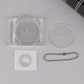 DIY Mini CD Case Key Chain 1 PCS Blank Album Backpack Hanging Decor Keychain Pendant.
