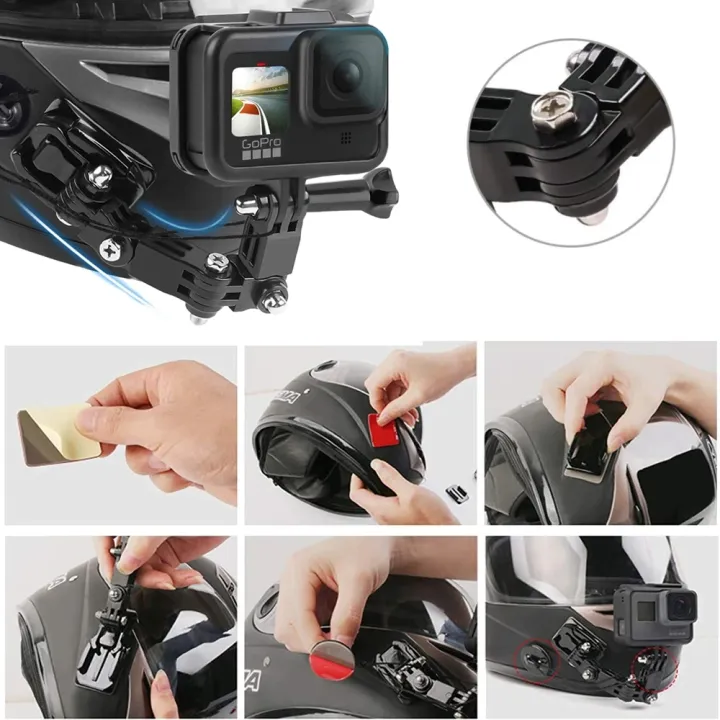 Motorcycle%20Helmet%20Mount%20For%20%20Hero%2010%209%208%207%206%205%204%203%20Yi%20osmo%20Action%20Sports%20Camera%20Mount%20Full%20Face%20Holder%20Accessories%20Strap%20-%20Image%204