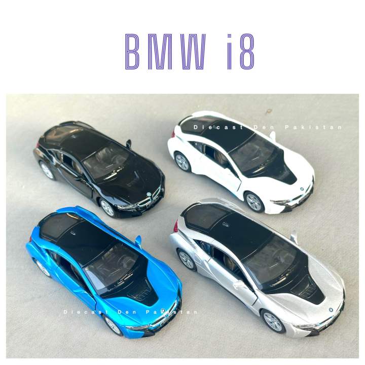 BMW i8 1:36 Scale (5 in) Diecast Model Car - Kinsmart