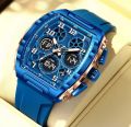 FOXBOX FB0096 new dual display men's watch silicone military watch luminous waterproof business casual quartz watches for men reloj+BOX.