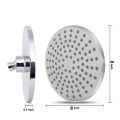 High Pressure Shower Head 8 Inch Rain Showerhead G1/2 Adjustable Bathroom Shower Head Spray Showerhead Polished Chrome Bath Rain. 
