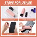 2 In 1 Phone Screen Cleaner Spray Portable Tablet Mobile Phone Touch Screen Cleaner Microfiber Cloth Set Glass Cleaning Artifact. 