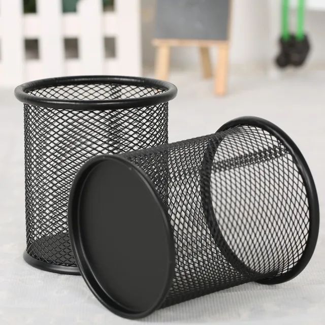desktop%20table%20promotion%20custom%20multi%20purpose%20single%20stand%20office%20mesh%20metal%20black%20pencil%20cup%20pen%20holder%20-%20Image%203