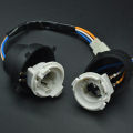 1Pcs BA20D Motorcycle Bulb Base Motorcycle Bulb Socket LED Headlight Holders Adapters Socket Connector For REX RS 400 450 500.