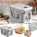 5L Cold Water Bucket with Faucet/Bracket Refrigerator Jug Dispenser Water Kettle Summer Juice Drink Container Fridge Pot Pitcher. 