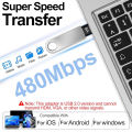 6A OTG USB to USB C Adapters Durable Metallic Build Universal Compatibility Including iPhone iPad S23 IWatch AirPods.