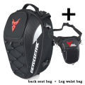 MOTOCENTRIC 100% Waterproof Motorcycle Helmet Bag 37L High Capacity Multi-functional Shoulder Waist Leg Luggage Moto Equipment.