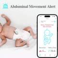 Sense-U Smart Baby Abdominal Movement Monitor - Tracks Baby's Abdominal Movement, Temperature, Rollover with Instant Audio Alerts on Smartphones. 