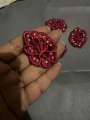 Embroidered flowers for dresses diy dress designing. 