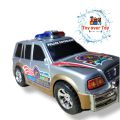 Police Car Jeep with High Speed Lights and Music Battery Operated Automatic Toy. 