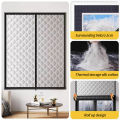 Zipper, Winter Warm Curtains, Insulated Windproof Sealed Windows, Cold Proof and Insulated, Screen Windows, Shading, Sound Insul.