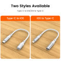 Type C To ios Adapter ios Male To Type C Female Fast Charging Data Cable for iPhone 15 iPad Macbook. 