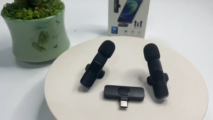 Wireless MIC Type C/IOS/Android/USB/AUX 3.5mm Mic K8/K9/K15/K35 Wireless Single/Double Microphone For Interview, Vlogging , Podcast