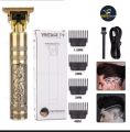 PROFESSIONAL VINTAGE T9 DRAGON STYLE TRIMMER FOR MEN, USB RECHARGEABLE OUTLINE EDGER BEARD TRIMMER, GROOMING KIT FOR MEN. 