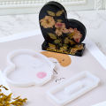 Photo Display Frame Silicone Mold DIY Handmade Heart Round Hexagonal Crystal Epoxy Resin Craft Casting Molds Home Decor Art Gift.