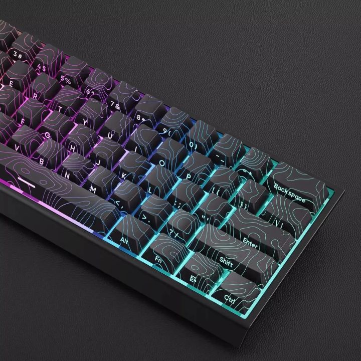 Contour%204.0%20Side%20Engraved%20Keycap%20PBT%20Translucent%2097%20Key%20Gaming%20Mechanical%20Keyboard%20Key%20Cap%20White%20For%20Magnetic%20Switch%20F75%20GMK87%20-%20Image%202