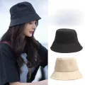 Bucket hat solid color bucket hat 2 sides beautiful thick fabric wholesale. 