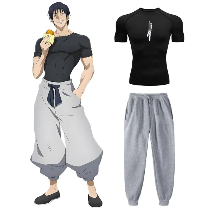 Anime%20Jujutsu%20Kaisen%20Toji%20Compression%20Shirt%20Set%20Casual%20Performance%20Set%20Men's%20Athletic%20Workout%20Quick%20Dry%20Tee+Sweatpants%20Unisex%20-%20Image%208