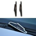 Racing R Premium Windshield Wiper Arm Covers Sleek Black & Chrome Design for Sporty Car Enhancement, Weather-Resistant Protection Universal Fit for Enthusiasts Seeking Speed-Inspired Style & Durability. 