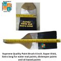 Free Delivery - Paint Brush 4 inches Extra Thick & Extra Long & Easy Grip for Distemper Paint, Water Mat paints, Oil paint, Enamel & Emulsion.. 