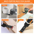 12Pcs Extra Long Oscillating Saw Blade Set Bi-Metal Oscillating Multitool Blade Precise Cut for Soft Metal Wood Plastic Nails. 