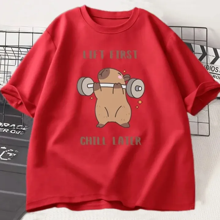Capybara%20Gym%20T-Shirt%20Women%20Sports%20Tee%20Workout%20Fitness%20T%20Shirt%20Top%20Unisex%20Softstyle%20Women%20Tshirt%20Clothes%20Women%20Clothing%20-%20Image%206