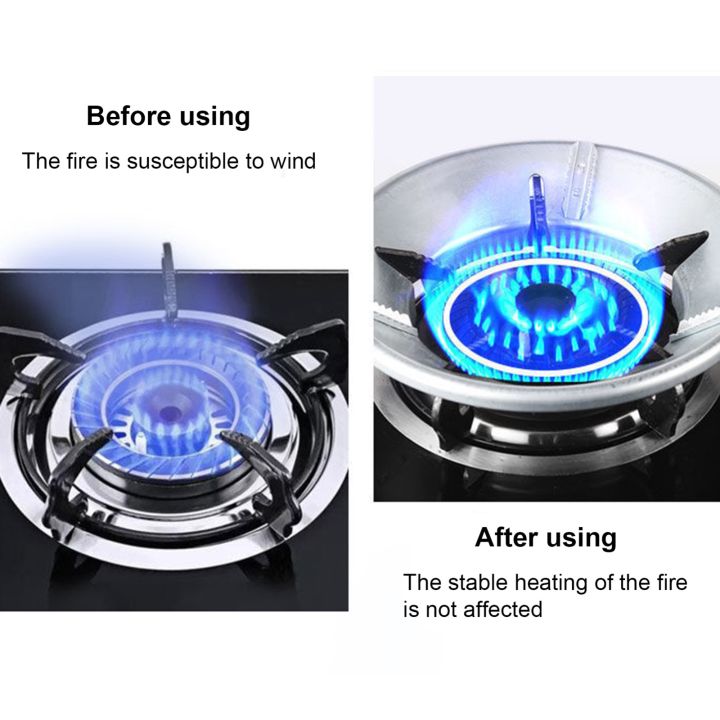Gas stove ring anti scratch anti rust windproof stove energy shaving ring