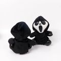 New 18cm Ghostface Plush Toy Death Figure Horror Doll Soft Stuffed Grimace  Halloween Toy Doll Halloween Decoration Doll . 