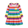 Jumping Meters 2-7T  Princess Girls Dresses Flowers Long Sleeve Party Autumn Spring Baby Clothing Toddler Costume. 