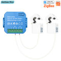 Smart Life ZigBee Bidirectional Energy Meter 2 Channel with 80A Clamp App Monitor Solar Export and Import Power AC100V/240V. 