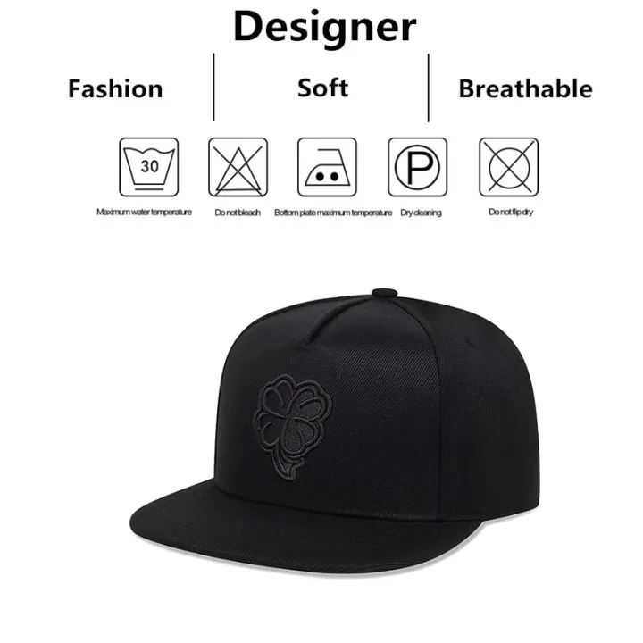 Unisex%20Clover%20Embroidery%20Hip-hop%20Hats%20Spring%20Autumn%20Outdoor%20Adjustable%20Casual%20Baseball%20Caps%20Sunscreen%20Hat%20-%20Image%206