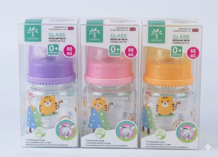 Baby%20Feeder%20Apple%20bear%20Feeding%20Glass%20Bottle%20with%20Silicone%20Nipple%20-%2060%20ml%20/120%20ml/%20200%20ml%20-1pc%20(%20Multicolor)%20-%20Image%204