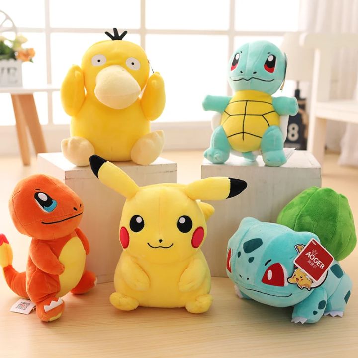 Pokemon Plush Stuff Toy Pikachu Charizard Doll Gengar Squirtle Plush Doll Espeon Glaceon Umbreon Soft Cartoon Toys Kids