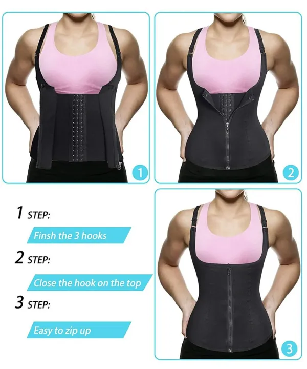 Waist%20Trainer%20Tank%20Top%20For%20Women%20Zipper%20Body%20Shaper%20Tummy%20Control%20Sleeveless%20Top%20Women's%20Activewear%20Body%20Shaping%20Underwear%20-%20Image%205