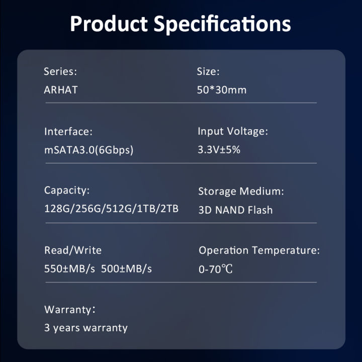 HUADISK%20mSATA%20SSD%20128GB%20256GB%20512GB%201TB%202TB%20Mini%20SATA3%20Internal%20Solid%20State%20Hard%20Drive%20For%20%20Laptop%20PC%20-%20Image%207