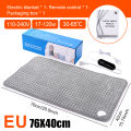 Eu Plus Standard Electric Heating Blanket Multi-Functional Warming Blanket Protects Waist Shoulders Neck Winter Warmth Item.