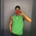 Men's Summer New Fitness Tank Top Gym Workout Sleeveless Shirt Running Apparel Stringer Single Shirt Summer Casual Vest. 