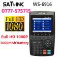 Satlink Satellite Meter - WS-6916 DVB-S/S2 HD Satellite Finder Signal Finder Meter with MPEG-2/4 H.265 Supports QPSK,8PSK. 