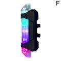 Bicycle Riding Tail Lights Red Blue Two-color USB LED Rechargeable Waterproof Taillights Outdoor Riding Safety Warning Lights. 