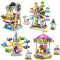 541 PCs Lego mini block amusement park set pirate ship building blocks set _loz 1717. 