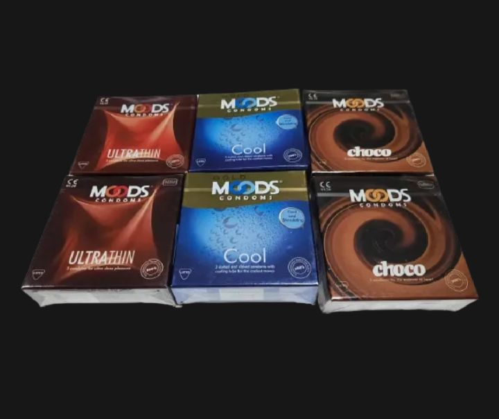 12 MOODS Assorted Condoms - Strawberry/Banana/Choco & More (12-pack ...